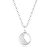 Qings Tiny Mother Love Child Necklace 925 Sterling Silver Moonlight
