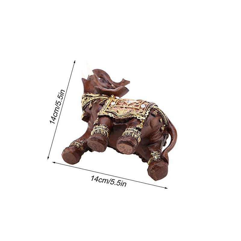 1pc Lucky Wealth Elephant, Ornaments Statue Sculpture Feng Shui Wood