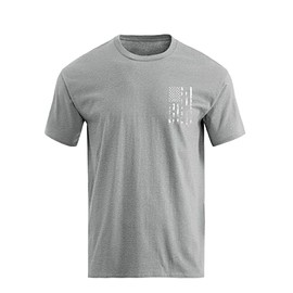 H HYFOL Men's Graphic T-Shirts USA Flag Short Sleeve 100% Cotton American Patriotic Crewneck Regular Tee Shirts(Medium Grey,XXL)