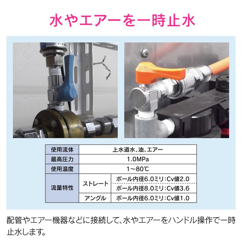 GAONA GA-JM115 Mini Ball Valve Rc1/8 x R1/8 for Water,