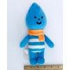 Fluffy House Cute Blue Little Raindrop Plush Stuffed Toy, Raindrop