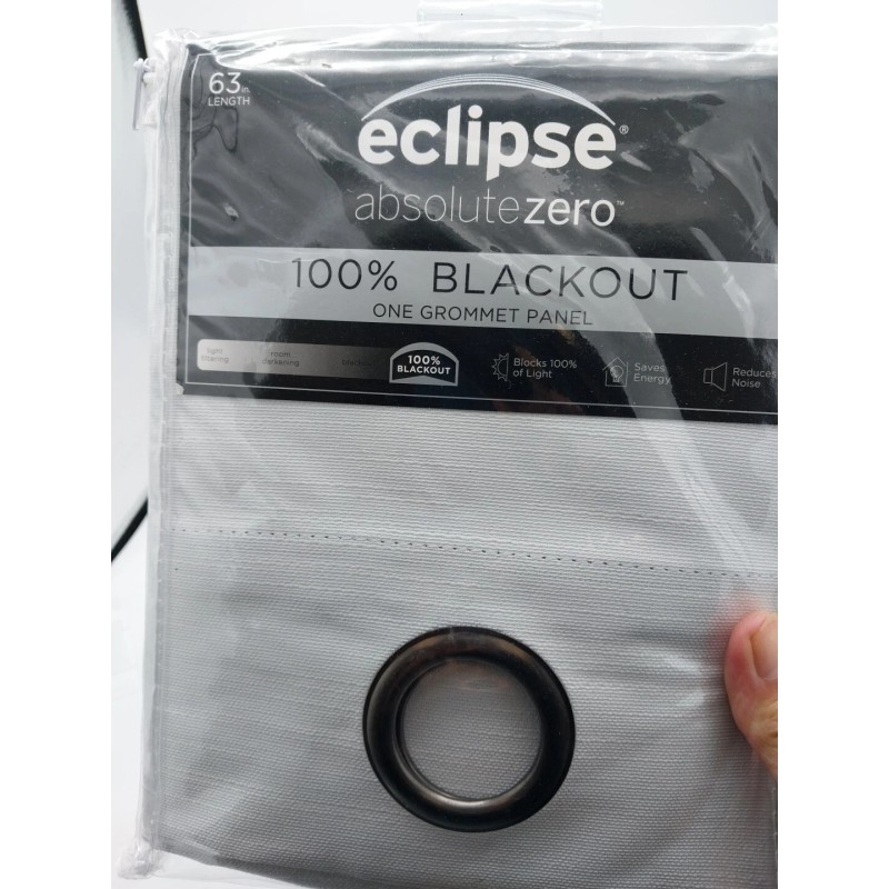 Eclipse Blackout Grommet Panel Curtain 50 x 63in Andes Grommet