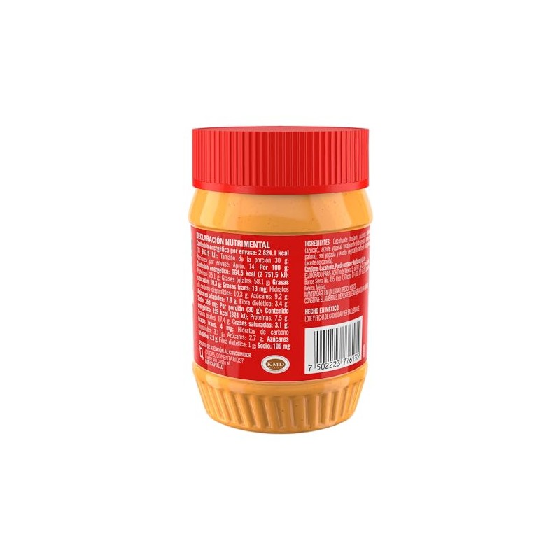 Crema Cacahuate Aladino Cremosa 425g