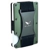 GLMC Minimalist Metal Wallet RFID-Blocking Credit Card Holder with Cash