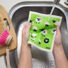 RetroKitchen Swedish Dish Sponge Cloth - Sheep