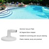 Skimmer Vacuum Plate with 90 Degree Elbow Adapter Swimming Pool