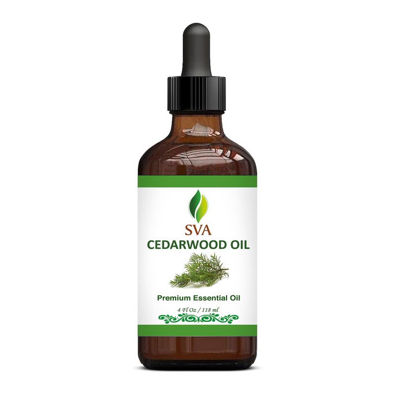 SVA Cedarwood Essential Oil – 4 Fl Oz – 100%