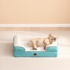 EHEYCIGA EHEYCIGA Orthopedic Dog Bed, Waterproof Memory Foam, Turquoise Blue,