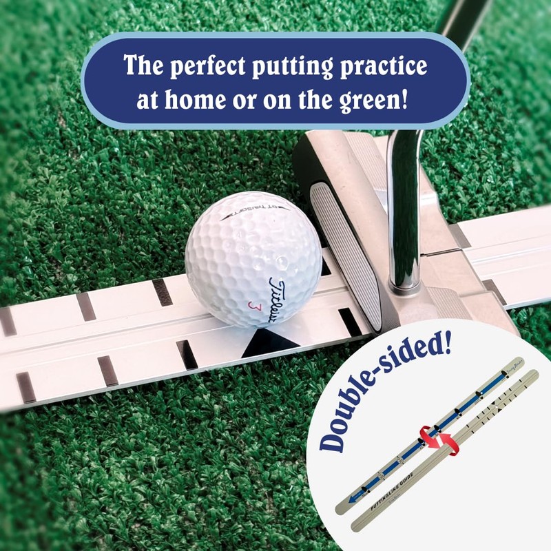 Swing Minder Putting Rail & Golf Stance Training Aid 2-in-1