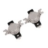 2Pcs Thermostat Switch Sensitive Auto KSD302R Dual Metal Plate Temperature