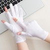 SIQITECH Half Finger Gloves, UV Protection, Women's, Summer, Sunscreen, Driving