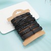 Chamqueen Woven Leather Bracelet Combination Gifts For Men and Boys
