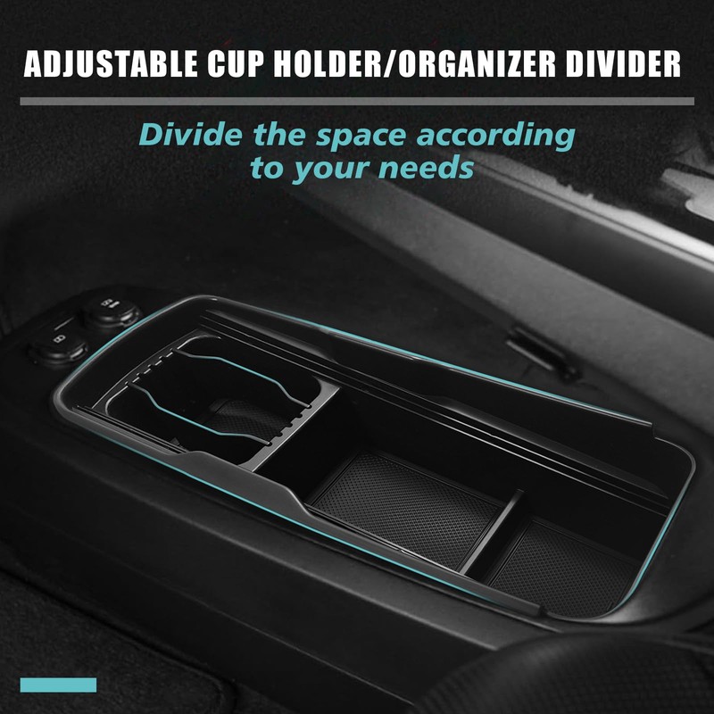 BestEvMod Armrest Organizer&Lower Center Console Compatible with 2025 2022-2024 Kia