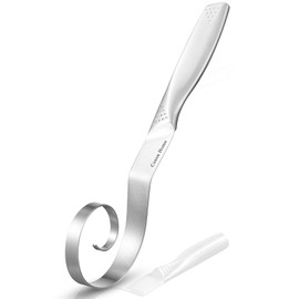 Seamless Danish Dough Whisk Stainless Steel, Hand Mixing Tool for Sourdough Bread Baking, Integrated Design, No Flour Residue Inside The Whisk After Used, A Good Baking Starter