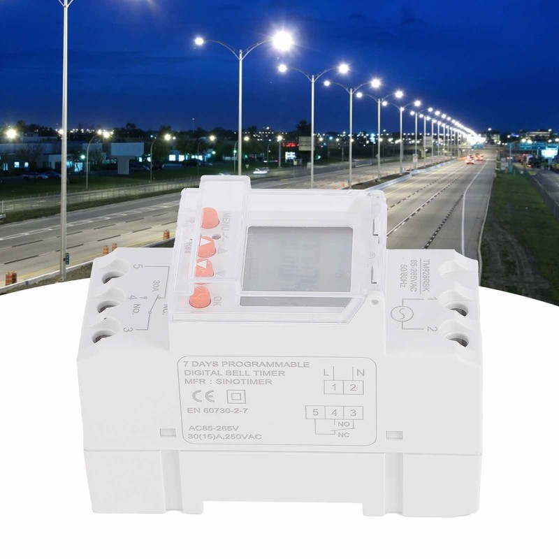 Timer Switch LCD Backlight Analog Programmable Smart Home Control Device