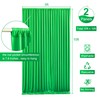 10x10 Green Backdrop Curtain for Parties Baby Shower Wrinkle Free