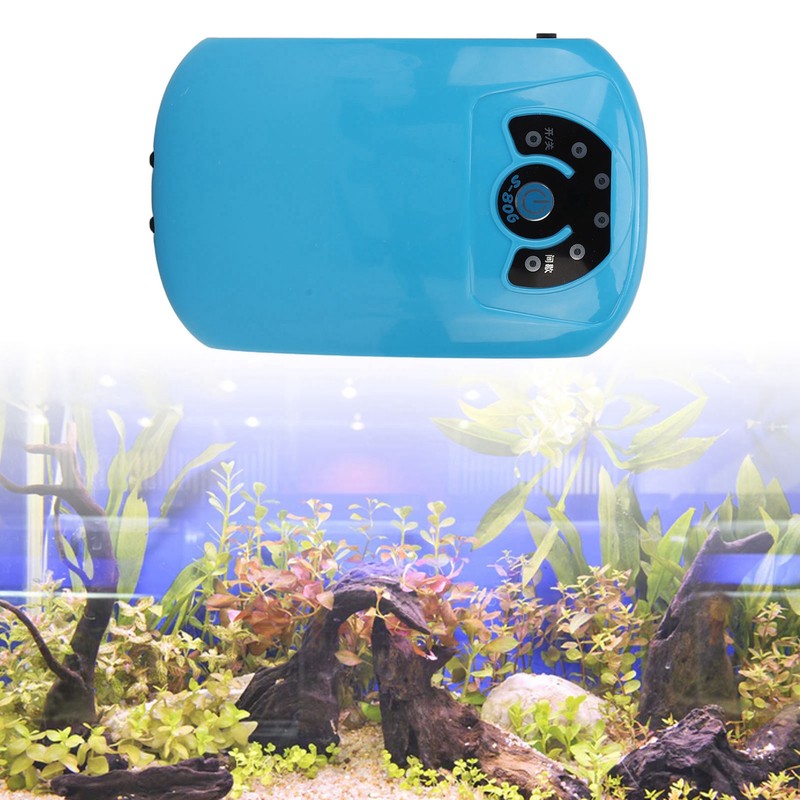 Aquarium Air Pump Quiet Dual Outlet Fish Tank Oxygen Pump