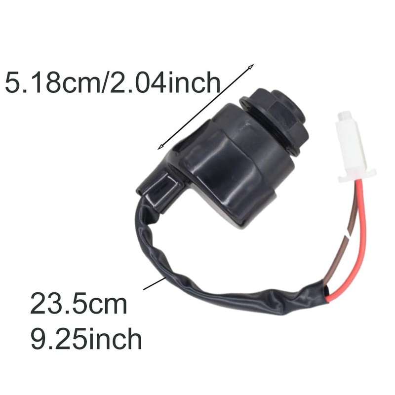 Riloer Black Ignition Key Switch Compatible with Yamaha G11 G16