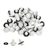 DEVENTORZ 50 Pcs Car Rivets Interior Clips, Nylon Bumper Fixers,