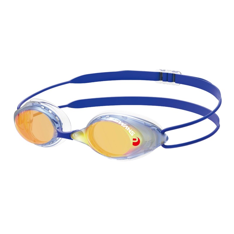 SWANS verspiegelte Wettkampf Schwimmbrille SRX-M PAF, Farbe:Smoke Blue (SMBL)