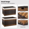 OIAHOMY Storage Basket with Lid, 42.3 Gallon (160L) Blanket Basket