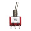 mxuteuk 8pcs 6 Terminal 2 Position DPDT Mini Miniature Toggle