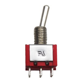 mxuteuk 8pcs 6 Terminal 2 Position DPDT Mini Miniature Toggle Switch Car Dash Dash On/On 5A 125V 2A 250V,MTS-202