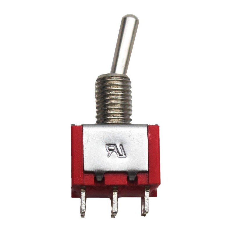 mxuteuk 8pcs 6 Terminal 2 Position DPDT Mini Miniature Toggle