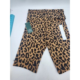 Wild Fable Womens Size Small Biker Shorts Leopard Print Brown