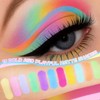 UCANBE Colorful Matte Makeup Eyeshadow Palette, 15 Shades Vibrant MACARON