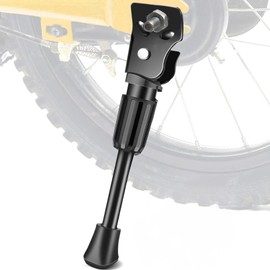 Bike Kickstand Kickstand for Kids Bike, Bicycle Stand Kick Anti-Slip Kickstand for 14-18 inch Bike Wheel Adjustable Bicycle Kickstand Rear Mount Type for Mountain Bikes (14 inch)