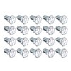 sourcing map Hex Head Screw Bolts Carbon Steel 1/4"-20x1/2" Fastener
