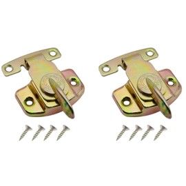 OZXNO 2 Pcs Align-N-Lock Dining Table Locks Heavy Duty Table Leaf Locks and Latches Dining Training Table Buckles Connectors for Table Leaf Extension Tables Computer Workstations (Color Zinc)