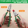 LEONTOOL 6-Inch Glass Running Pliers with Rubber Tips for Key
