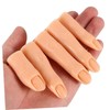 PACKOVE 5pcs Silicone Nail Training Fingers Flexible Joints for Realistic
