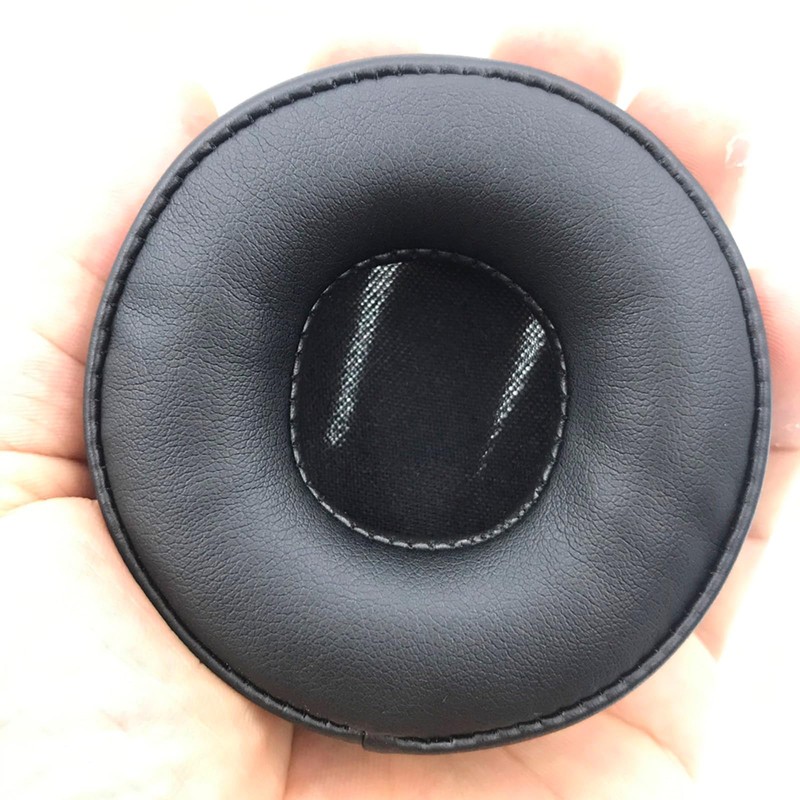 PTILSERY 90mm Lambskin Leather Replacement Memory Foam Earpads for Headphones