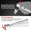 Eastvolt 248 Pieces Mechanics Tool Set, General Purpose Mixed Sockets