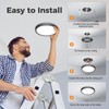 slochi 7.5 Inch Flush Mount Ceiling Light Fixtures, 3000k/4500k/6000K 3