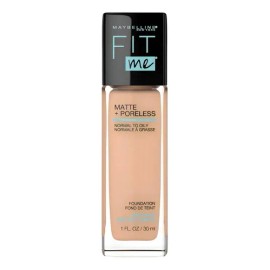 Base Maybelline Fit Me Matte + Poreless 125 Nude Beige