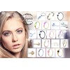 LUGASIS Clip On Fake Nose Ring Silver - Silver Nose