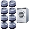 Dantolo Pack of 8 Washing Machine Anti-Vibration Feet, Vibration Damper
