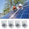 Solar Panel Bracket End Clamps, Photovoltaic Solar Panels Edge Clamp