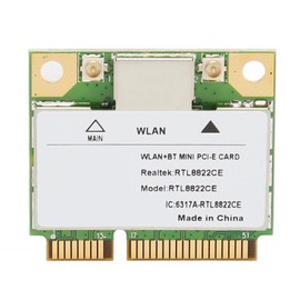 Sxhlseller RTL8822CE PCIe WiFi Card Gigabit Wireless Network Card 2.4G 5G Dual Band Bluetooth5.1 300Mbps 867Mbps for Windows 10