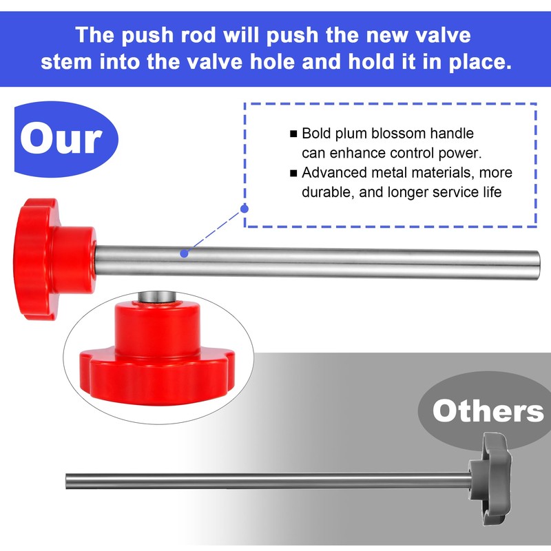 Quick Change Tire Valve Tool Kit,Tire Valve Stem Core Quickly