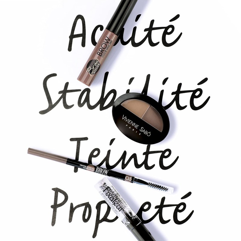 VIVIENNE SABO Automatic Brow Pencil, Eyebrow Pencil, Brow Arcade, Grey