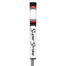 SuperStroke Zenergy TLT Off-Axis Pistol 2.0 Right Hand Putter Grip, Zero-Torque, Lie-Angle-Balanced to help maintain Stability, Control Face Rotation, and Repeat a Smooth, Pendulum-Style stroke, Red