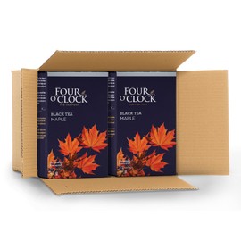Four O'Clock Black Tea Maple, Kosher, Gluten-Free, 6 Packs of 20 Teabags (120 Teabags Total)