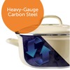 BK Indigo Aluminum Heavy-Gauge Carbon Steel, Induction, 3.5QT Nonstick Glaze