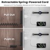 Recessed Furniture Drawer Outlet with 3 Fast-Charging USB Ports &