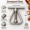 Manual Nut Cracker for Walnuts & Macadamia Nuts – Stainless